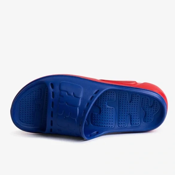 Freshy Cali Blue and Red Slide Sandals 🆕 - Picture 5 of 9